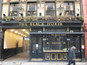 Front of the The Black Horse pub